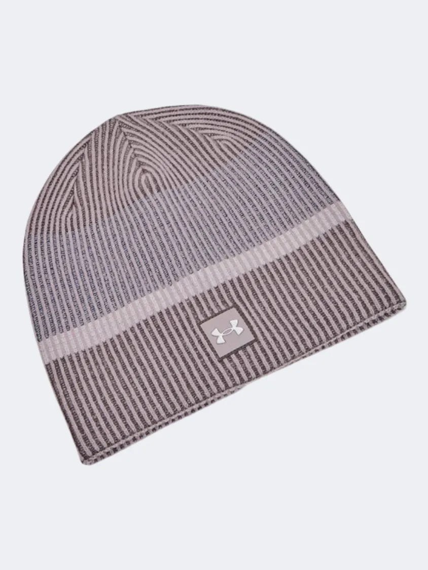 Under Armour Launch Unisex Running Beanie Tetra Grey/Reflectiv