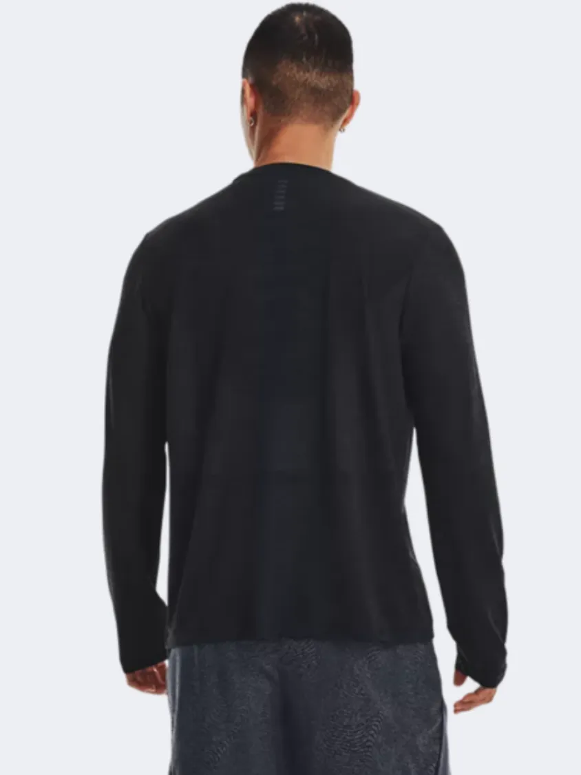 Under Armour Seamless Stride Men Running Long Sleeve Black/Reflective