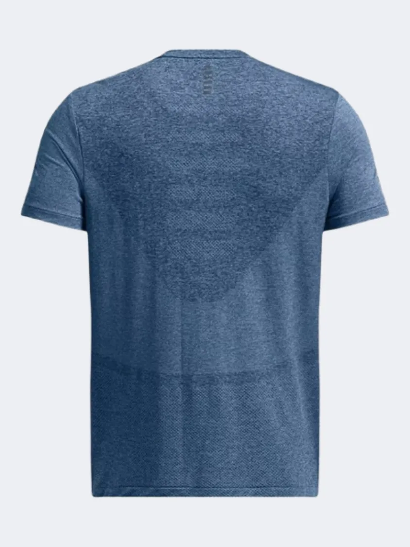 Under Armour Seamless Stride Men Running T-Shirt Blue/Reflective