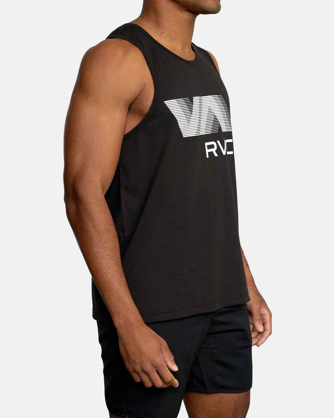 VA RVCA Blur Performance Tank Top - Black