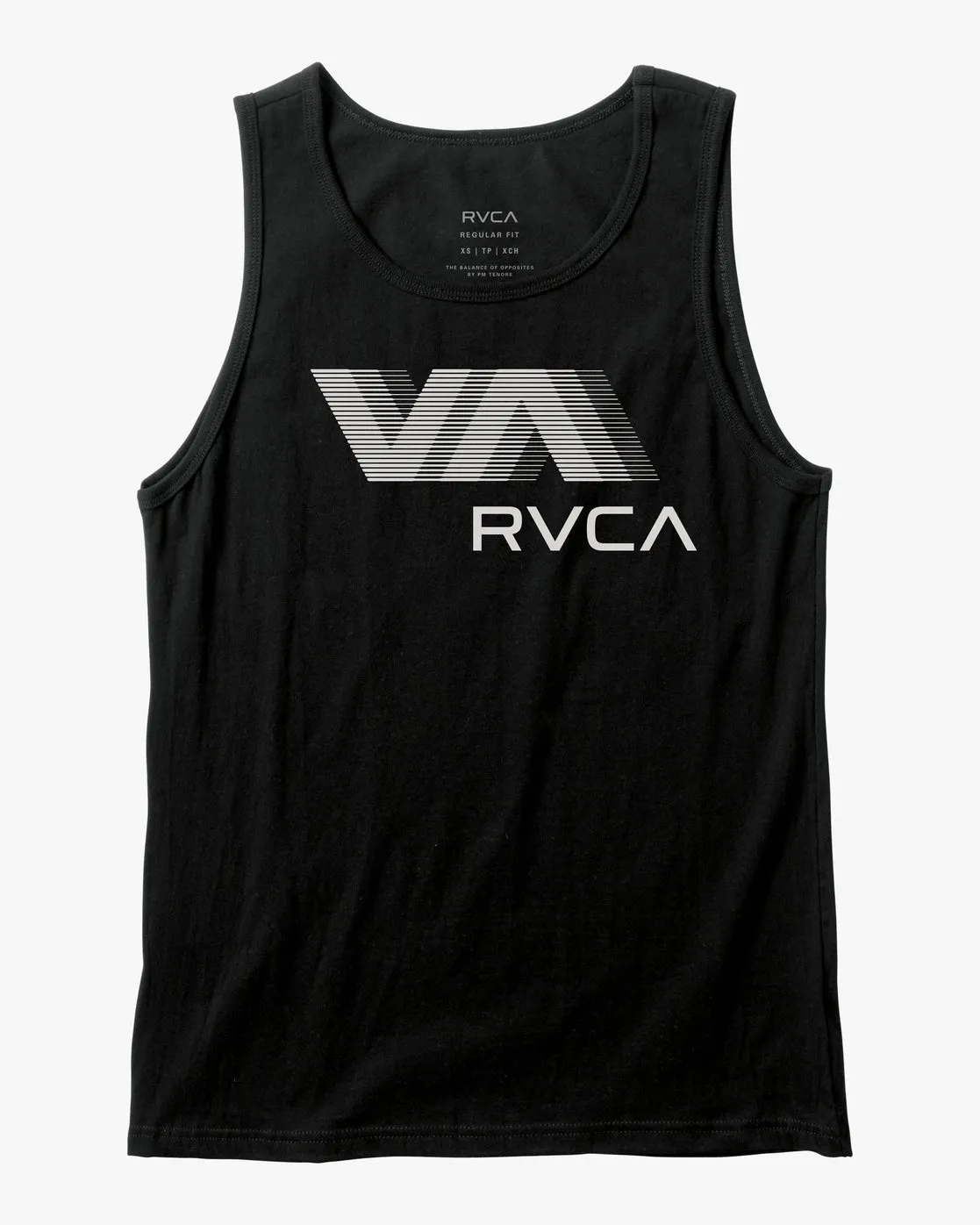 VA RVCA Blur Performance Tank Top - Black