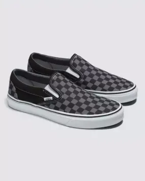 Vans Classic checkerboard slip on vn000eyeblk black & grey