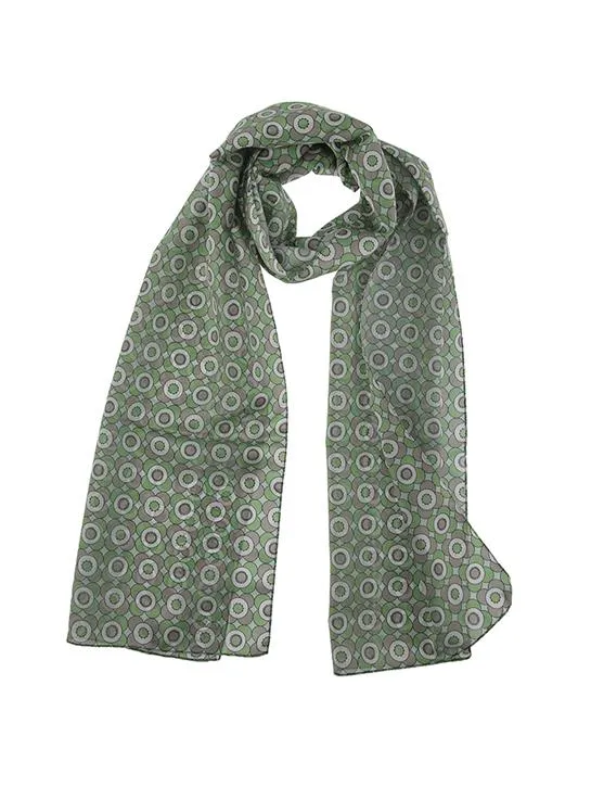 Women's Retro Floral Print Lightweight Scarf