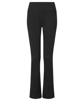 Womens TriDri® recycled flare leggings | Black