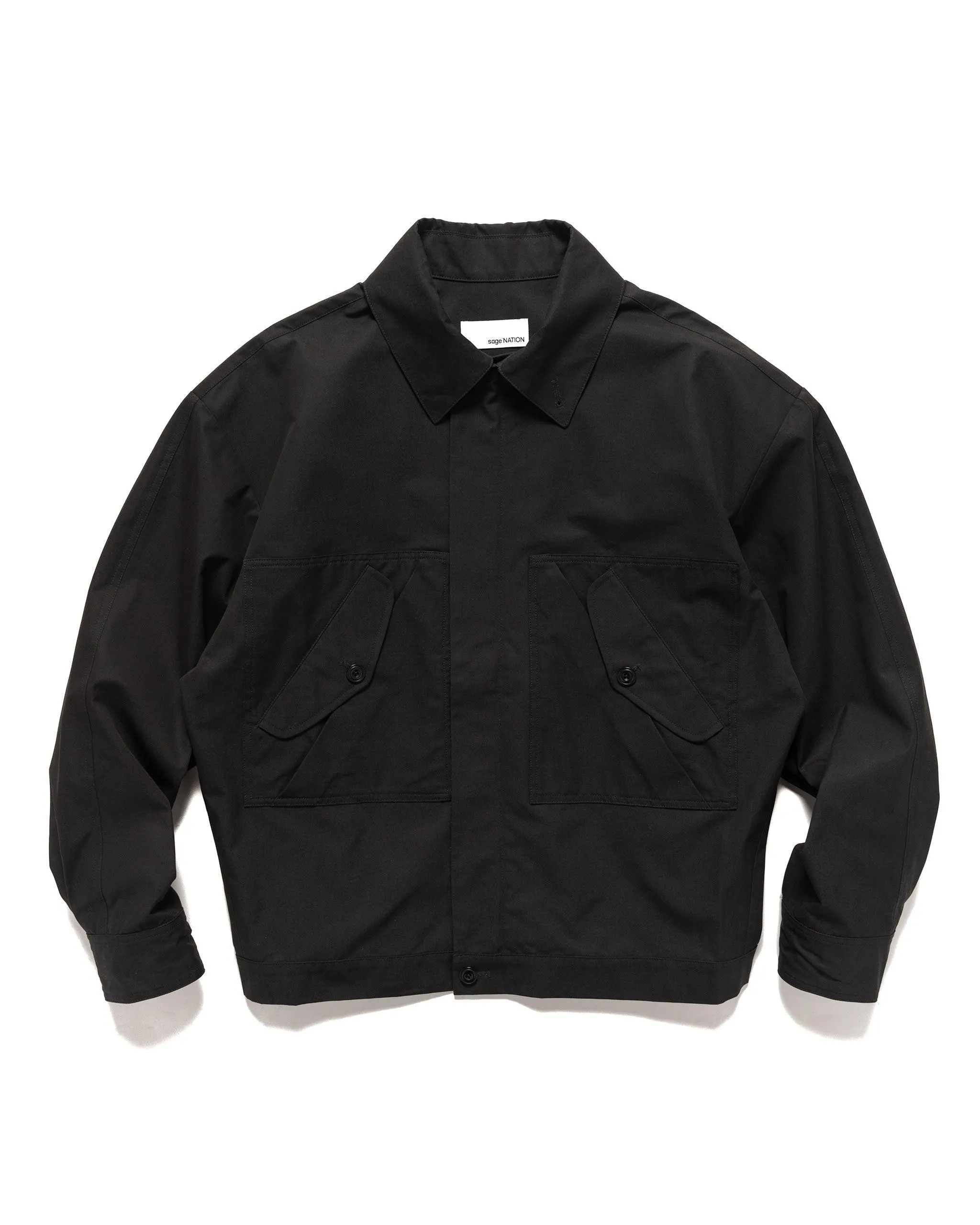 Zushi Jacket Cotton Black